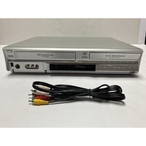JVC DR-MV5SU DVD VHS Player Recorder VCR Combo Tested Working No Remote